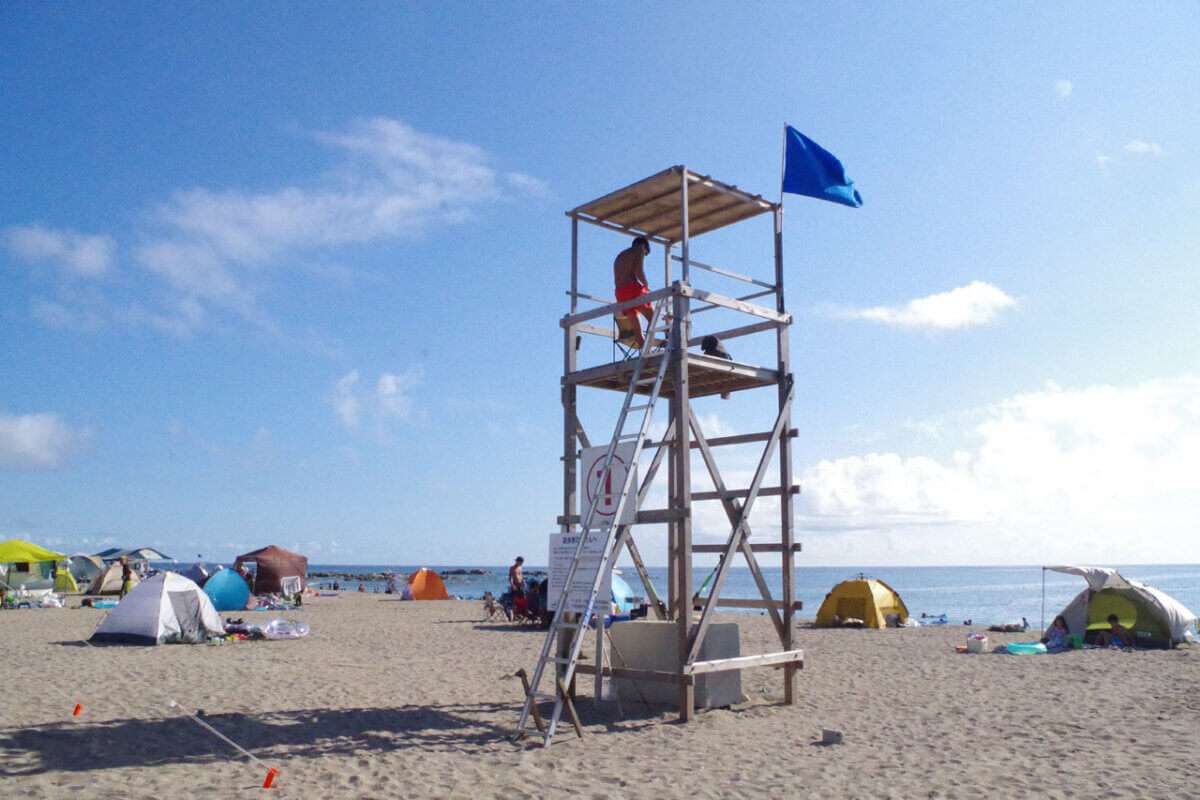 根本海岸　ライフセーバー