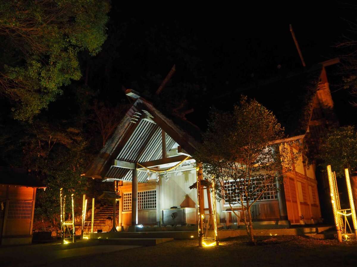 高家神社「竹あかり」